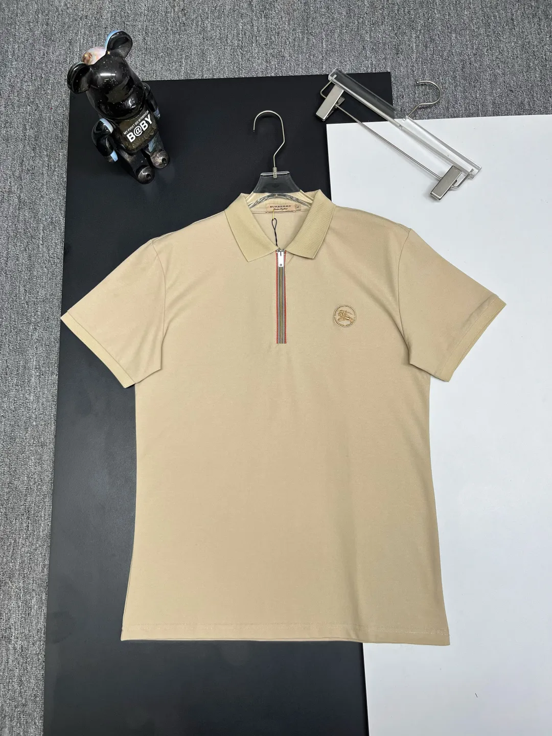 BURBERRY New Arrival Polo Same Style 210 ， Factory New Arrival Versatile : Black White Size：M-XXXL